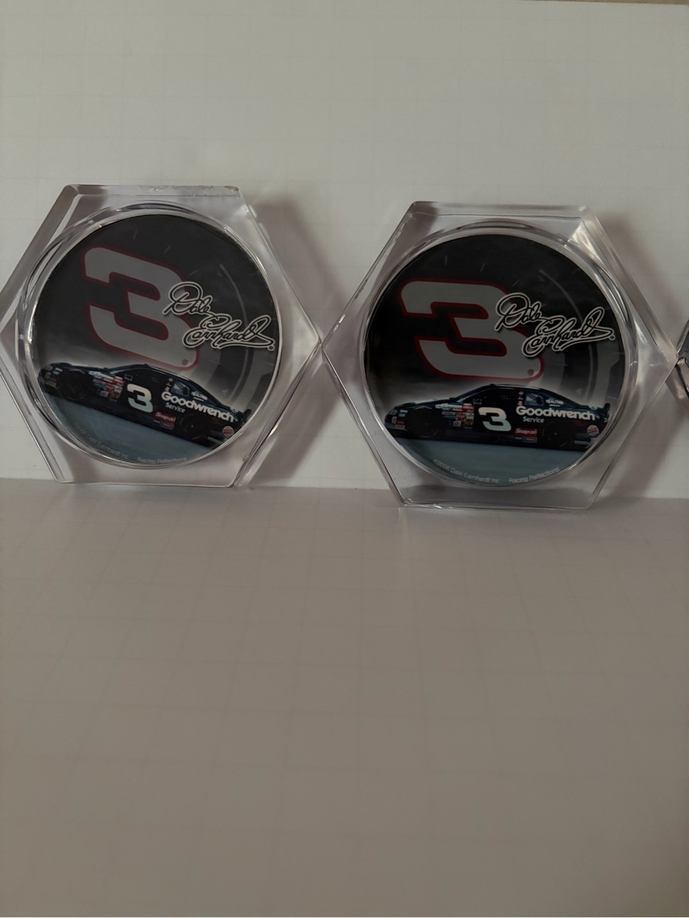 DALE EARNHARDT SR -  4 NASCAR coasters